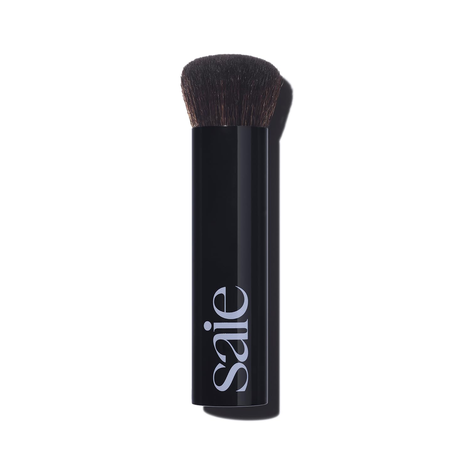 Saie Base Foundation Brush close-up of ultra-soft bristles for smooth, precise foundation application.