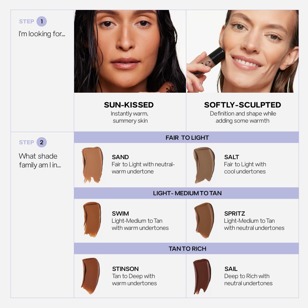 Saie Dew Bronze close-up demonstrates soft-sculpt shadowing effect.