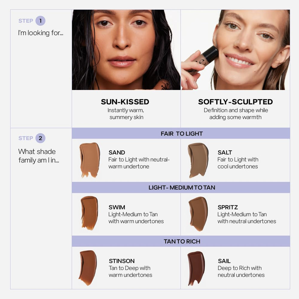 Saie Dew Bronze close-up demonstrates soft-sculpt shadowing effect.