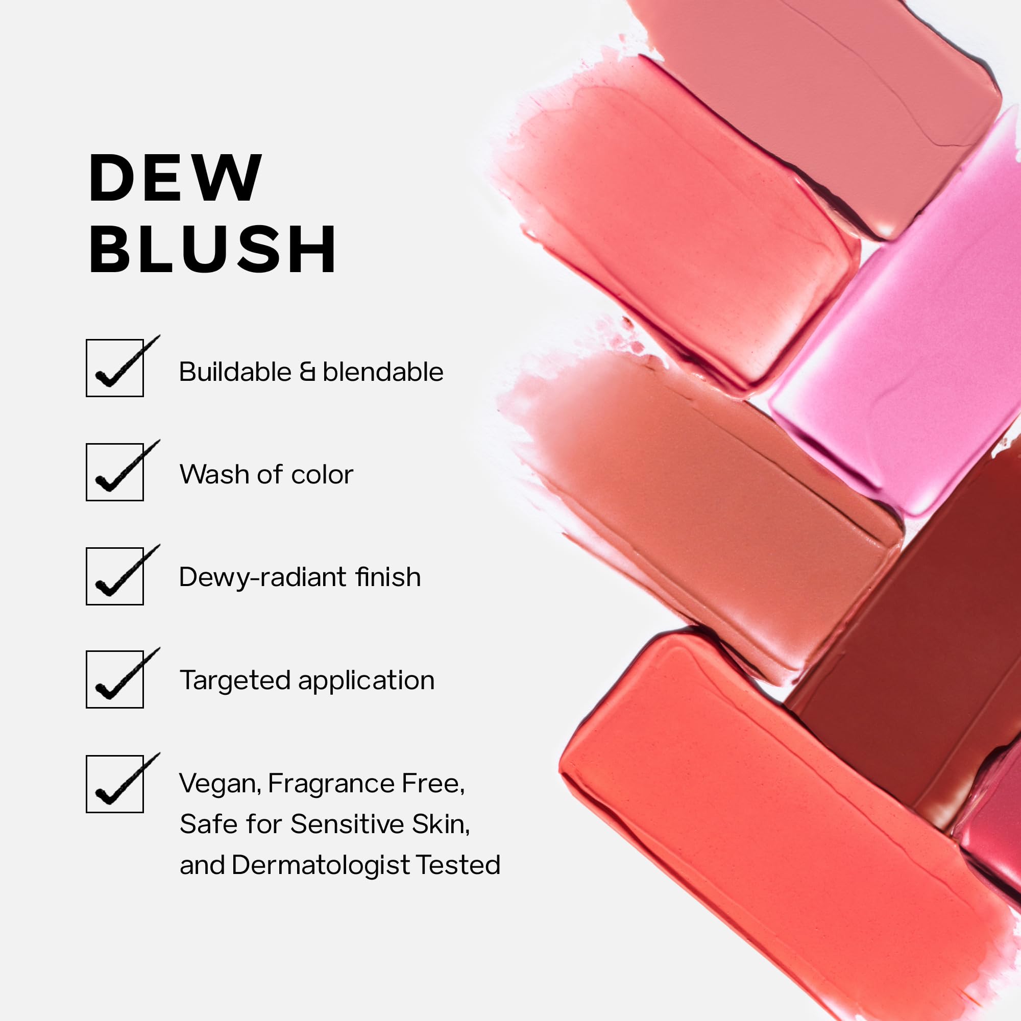 Saie Dew Liquid Blush nine-shades-collection provides versatile options for day-to-night looks.