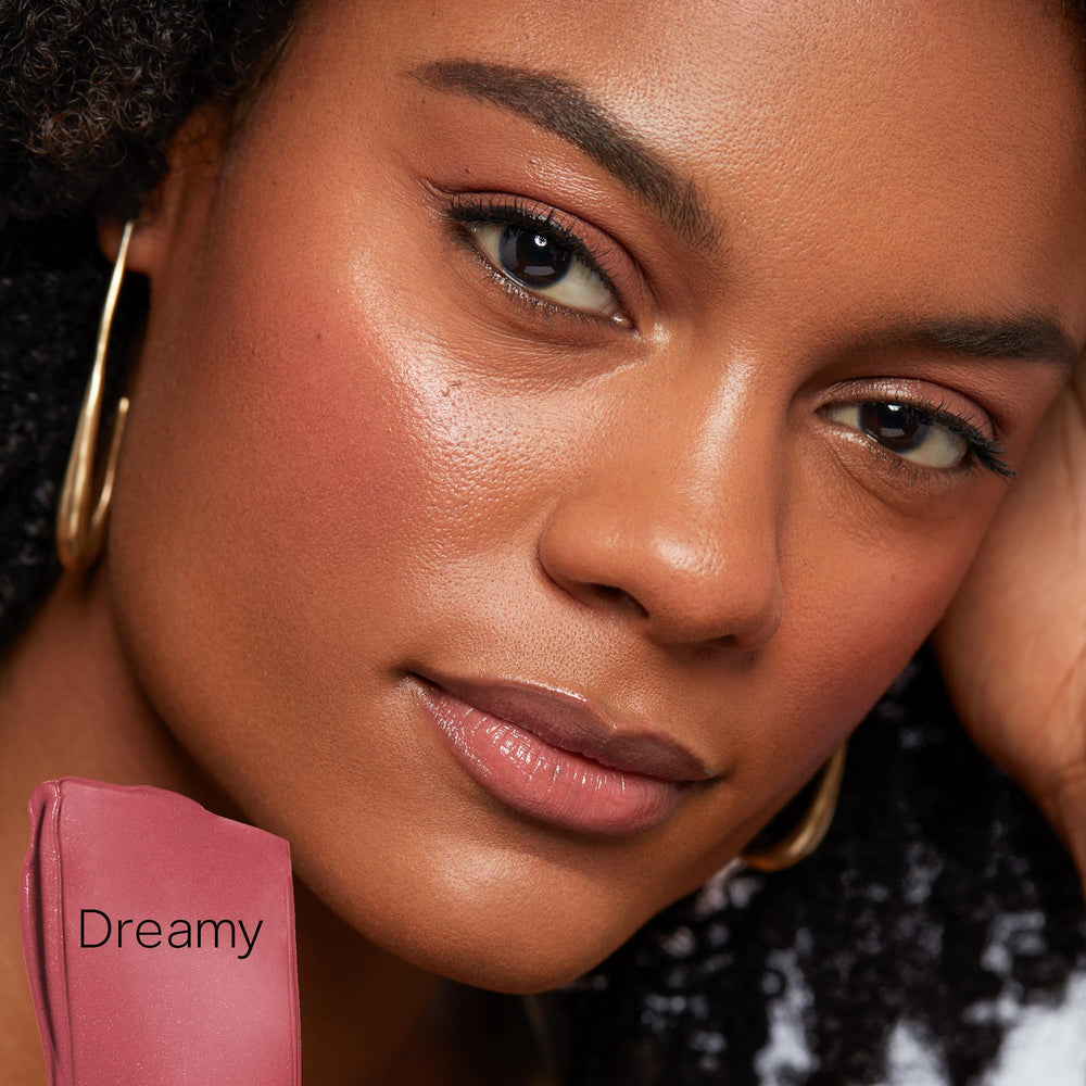 Saie Dew Liquid Blush vegan, cruelty-free formula.