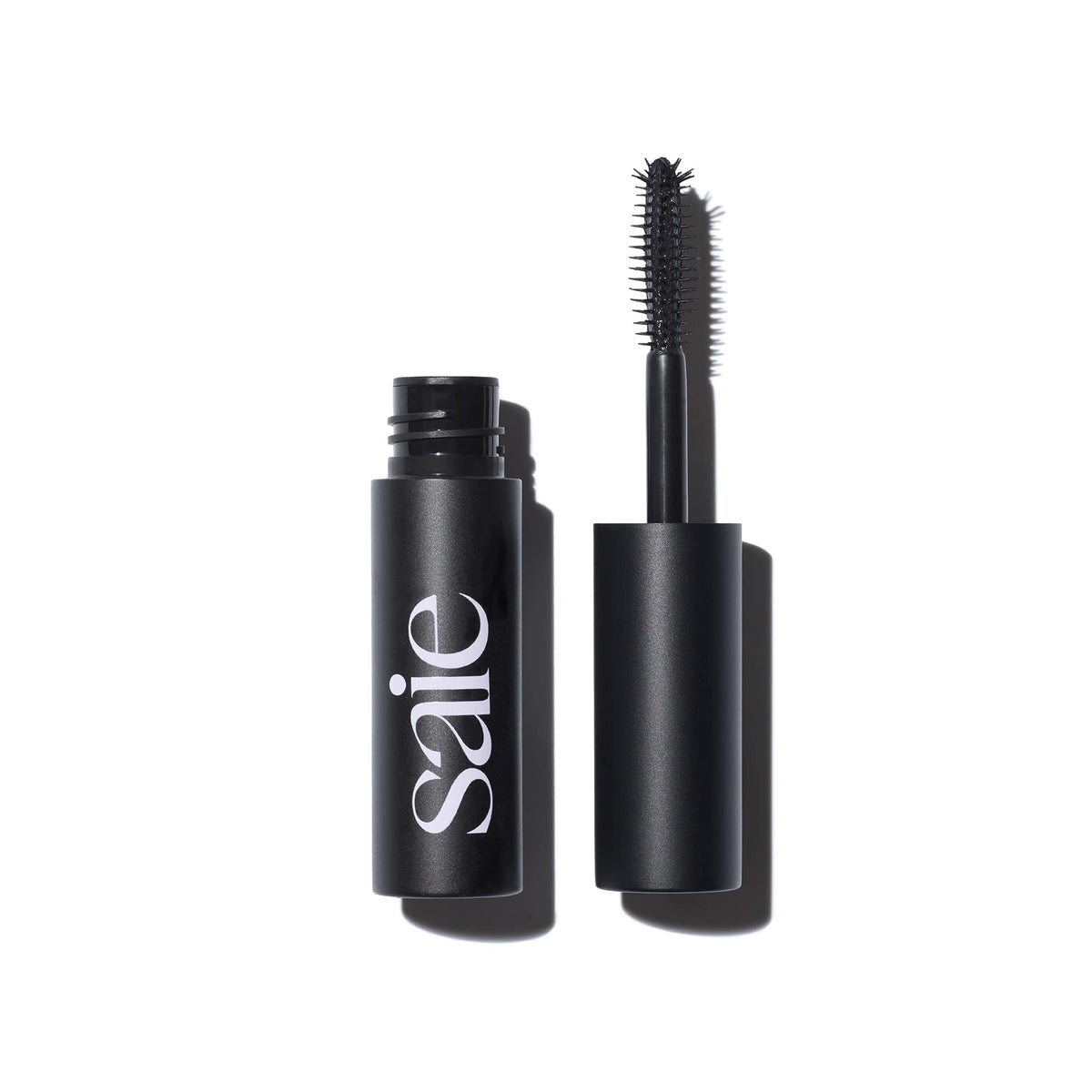 saie mini mascara 101 bottle close-up for lengthening and lift