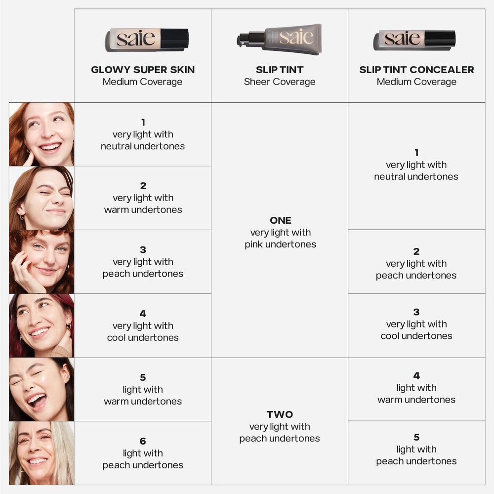 Saie Slip Tint cream texture close-up highlighting smooth blendability