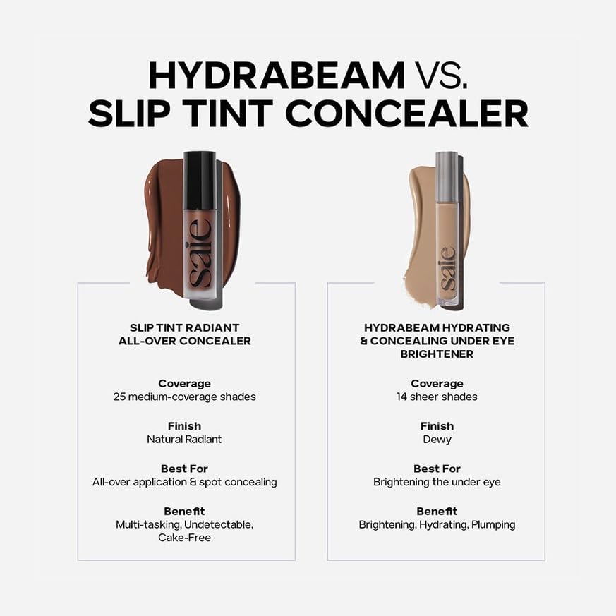Saie Slip Tint vegan and cruelty-free badge visible on packaging