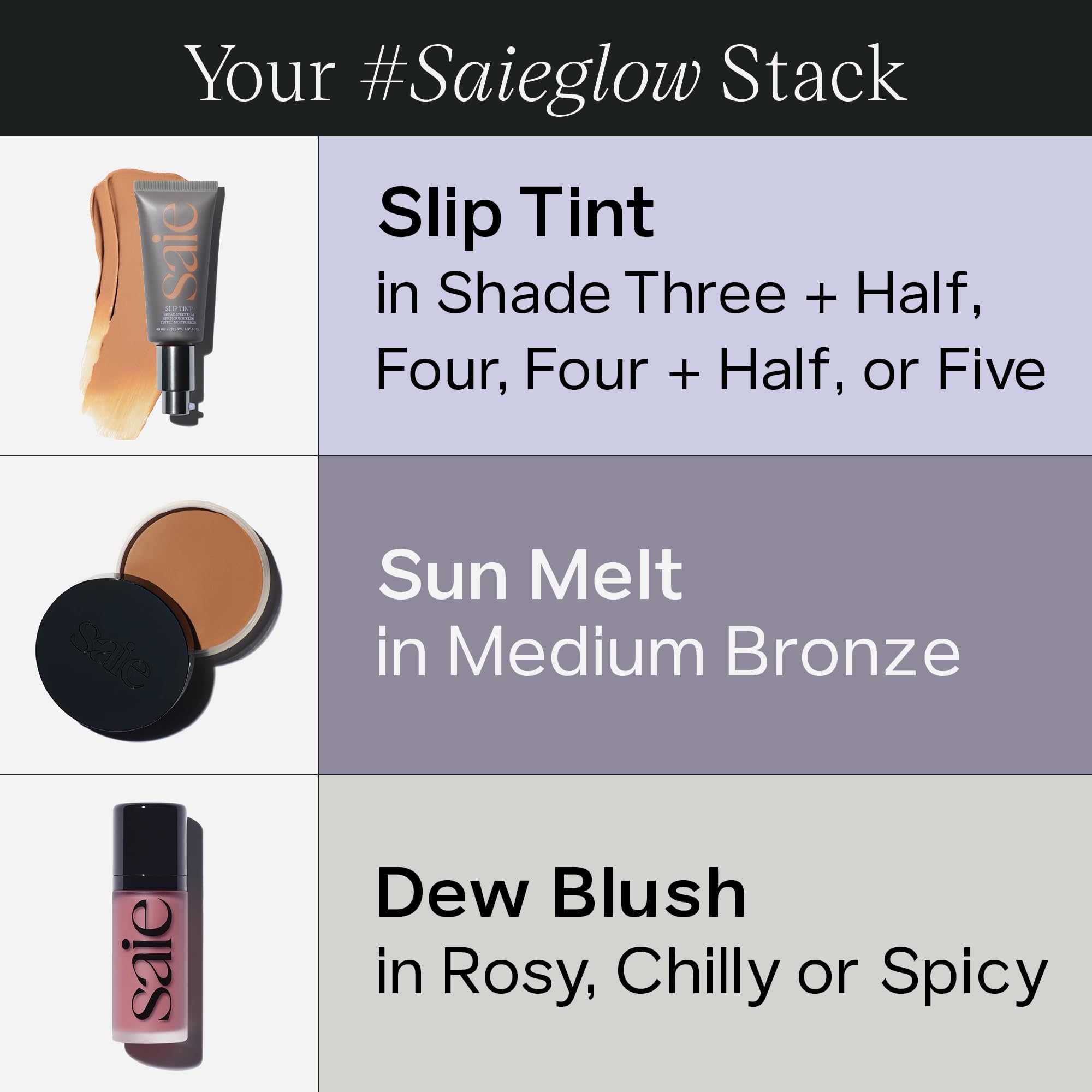 Saie Sun Melt contouring on perimeter demonstrates soft sculpt technique.
