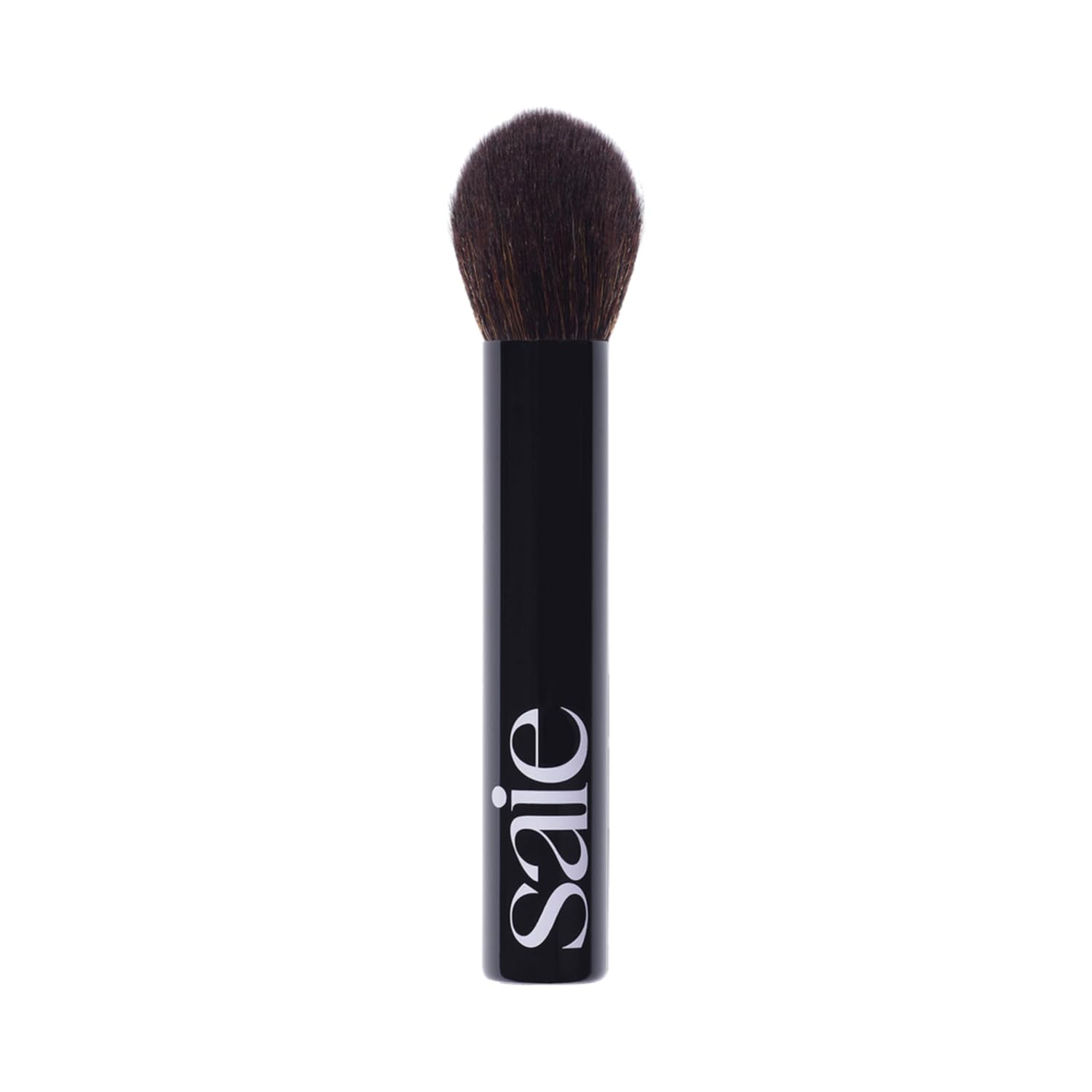 Saie The Fluffy Brush close-up of soft bristles for even powder pickup and diffusion.