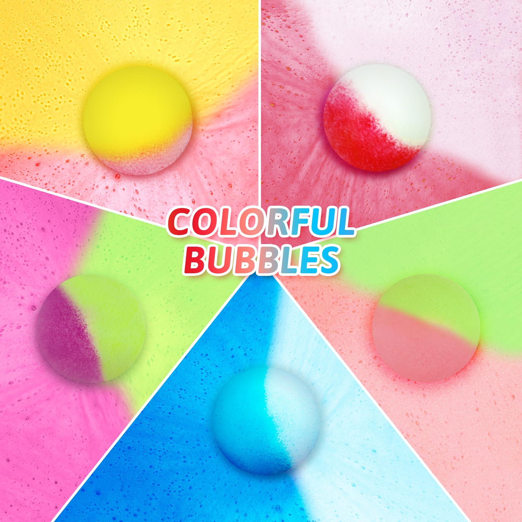 Sailimu glow-in-the-dark toy bath bombs brighten after-dark baths