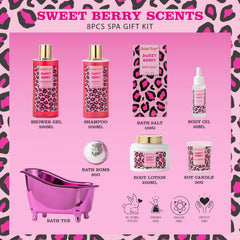 Saint Roy bath set with shower gel and body lotion providing daily moisture