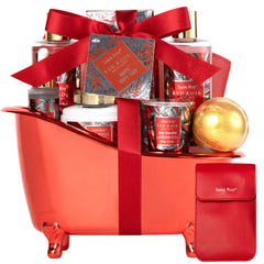 Saint Roy Christmas spa gift set front view—ready-to-gift luxury self-care