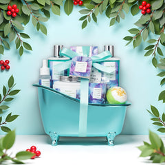 Saint Roy Eucalyptus Mint bath salts pack enhances soaking with a cooling, aromatic profile