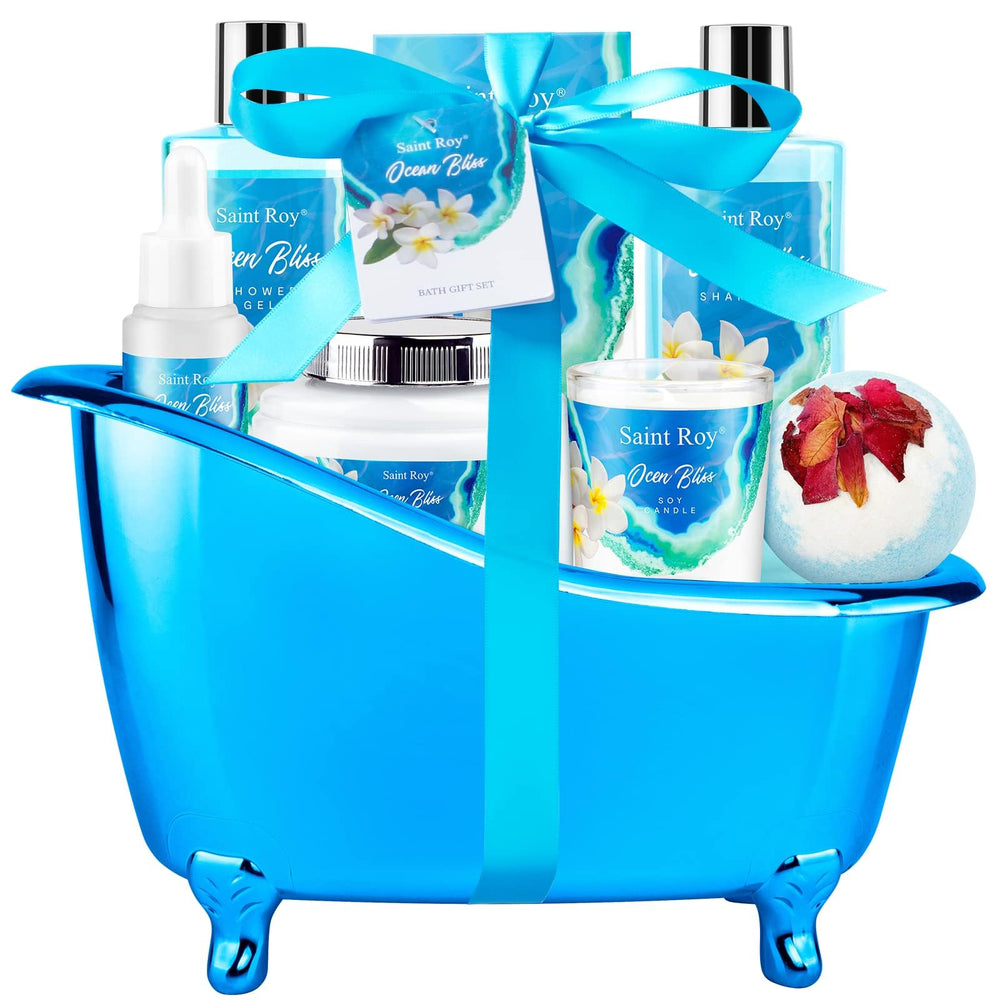 Saint Roy Ocean Vanilla Shower Gel provides sea-inspired freshness for daily cleansing.