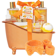 Saint Roy Orange Scents Spa Gift Set unboxing offers a gift-ready spa moment