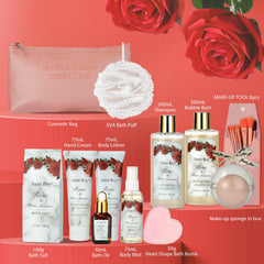 Saint Roy rose jasmine body mist bottle, refreshing mood-brightening fragrance for daily pampering