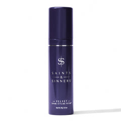 Saints & Sinners Velvet Divine bottle pour for frizz-free hair.