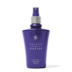Saints & Sinners Velvet Divine leave-in bottle delivers lightweight hydration for frizz-prone hair.