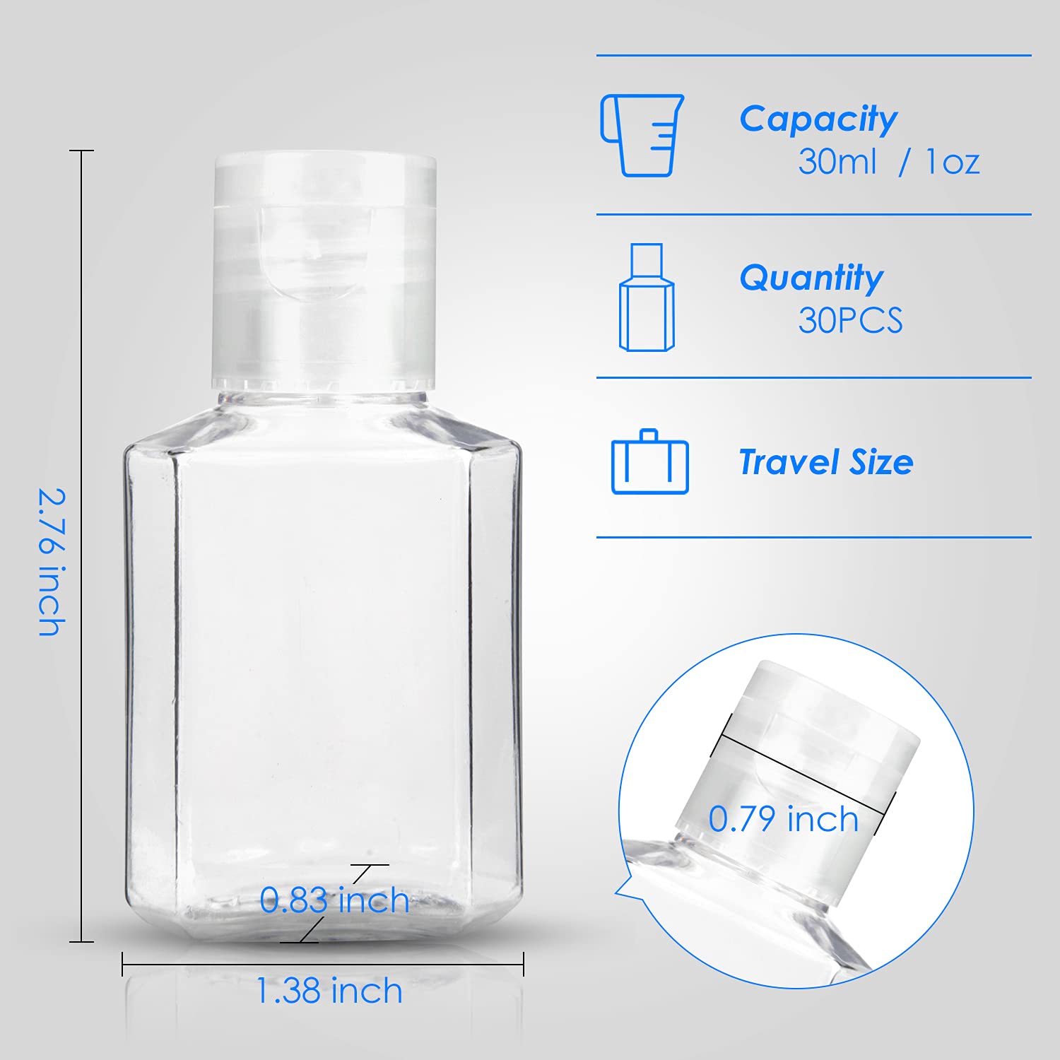 Saiveina 30-pack travel bottles boxed, ready for gifting