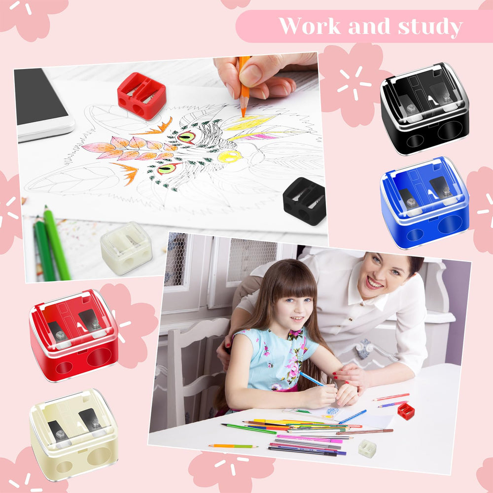 Salbsever sharpener works with most cosmetic pencils like lip liners and eyeliners.
