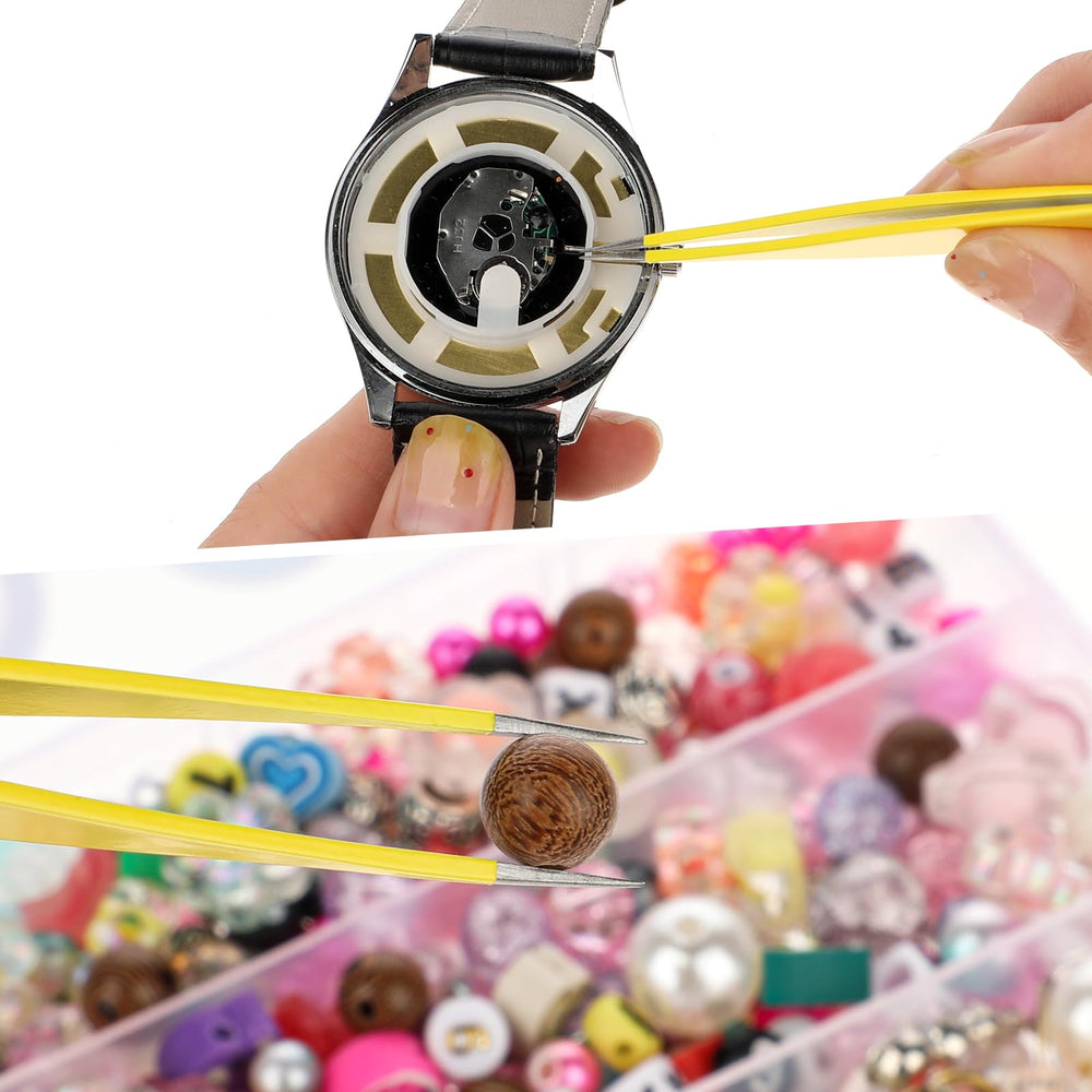 Salbsever multi-use tweezers suitable for craft and bead tasks