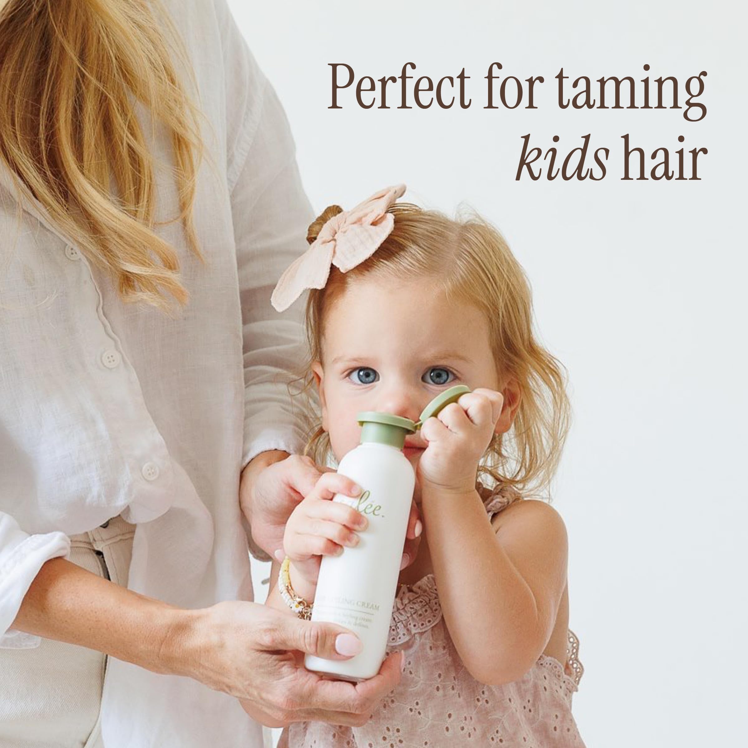 Salee Hair Styling Cream beach-waves with humidity-friendly shine.