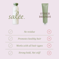 Salee Hair Styling Cream close-up texture highlights glide and softness.
