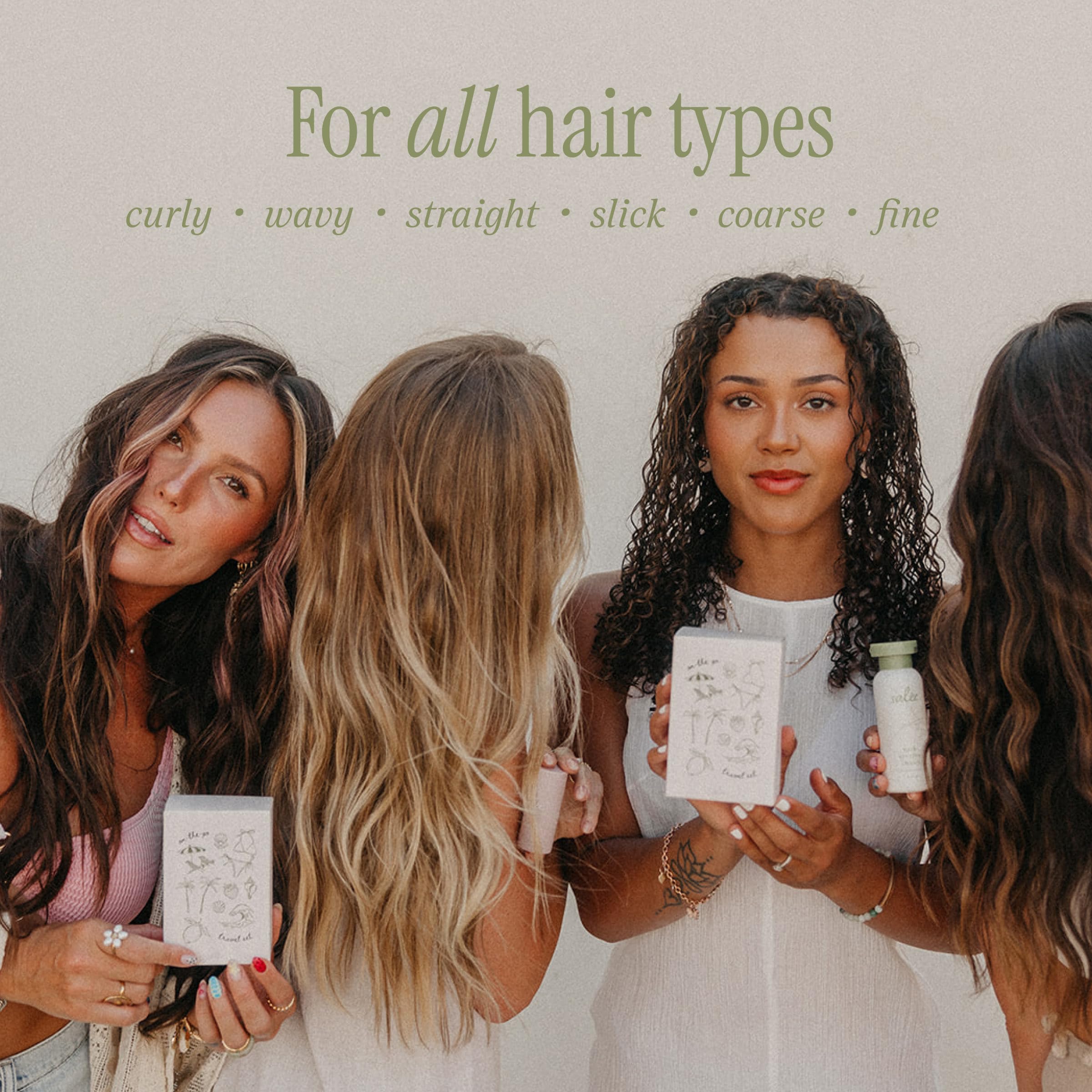 Salee Hair Styling Cream straight-hair blowout ready finish.