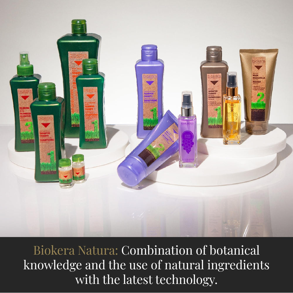 SALERM Arganology bottle displayed in bright bathroom setting.