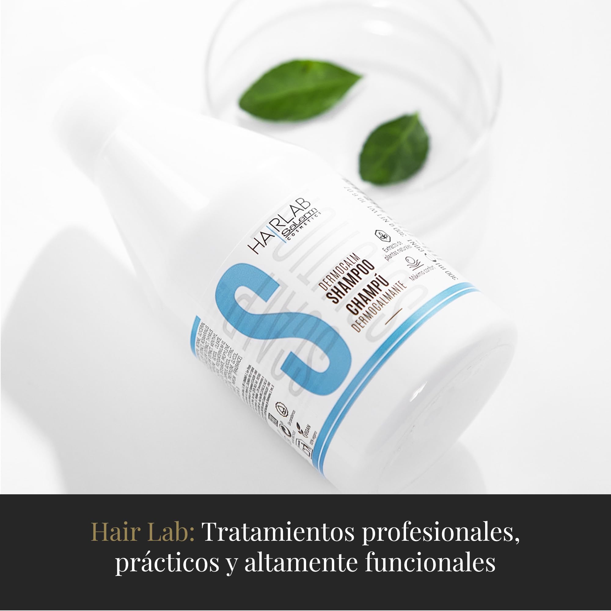 SALERM Hairlab glutamic acid close-up hinting at fiber strengthening.