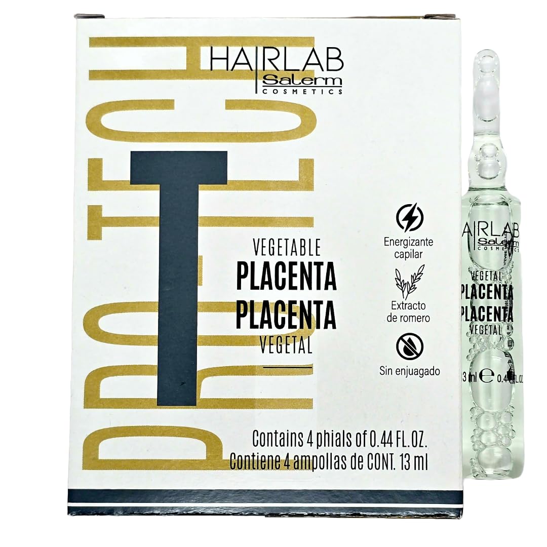 SALERM Vegetable Placenta Restructurer bottle closeup highlighting convenient daily use for stronger roots