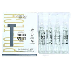 SALERM Placenta Restructurer closeup shows added shine on hair
