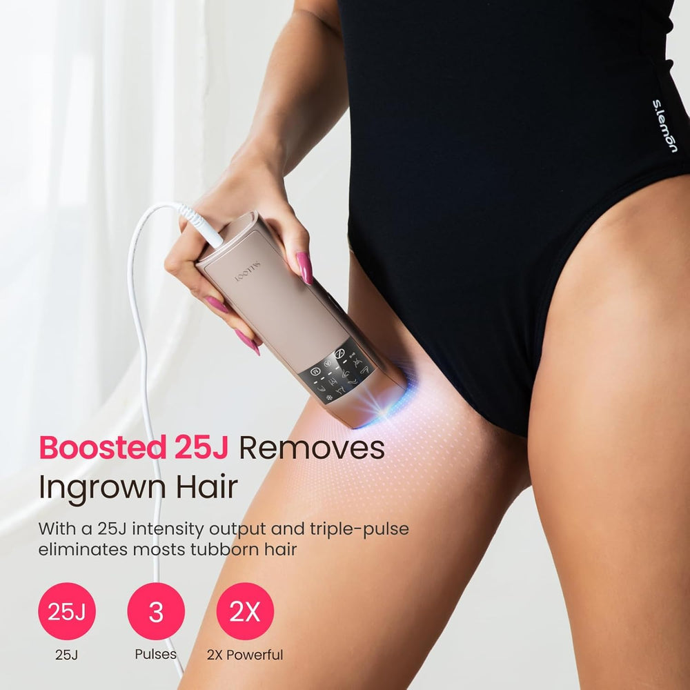 SALLOOT sapphire cooling at 37F protecting skin during quick IPL sessions