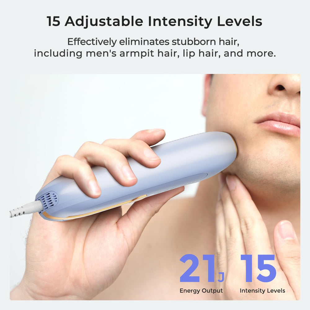 SALLOOT Sapphire ice cooling 41f detail keeps skin comfortable during sessions.