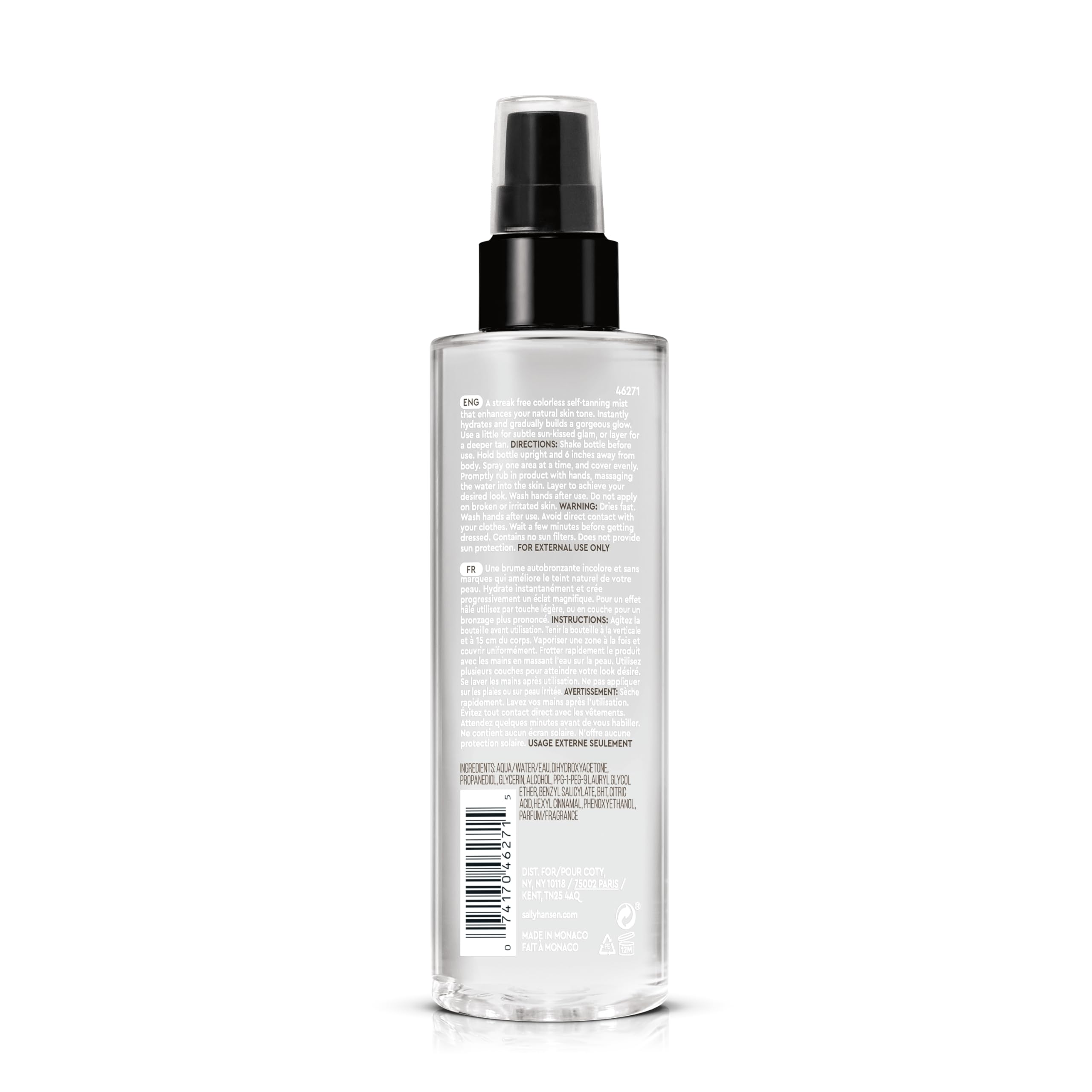 Sally Hansen Airbrush Legs nozzle-angle spray demonstrates adjustable application