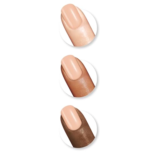 Sally Hansen Color Therapy nail brush application demonstrates smooth, even color.