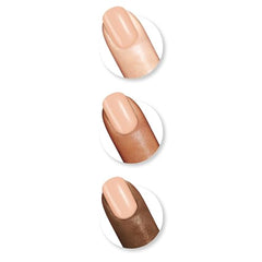 Sally Hansen Color Therapy nail brush application demonstrates smooth, even color.