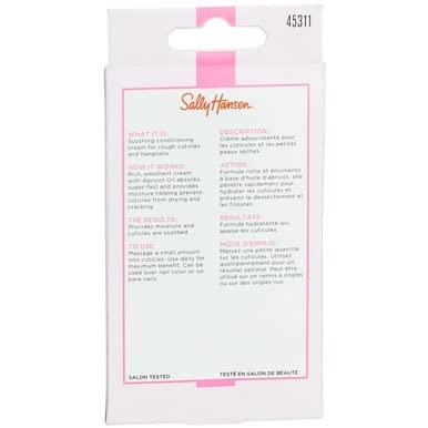Sally Hansen Cuticle Massage Cream 3 Pack compact bottle ideal for travel touch-ups