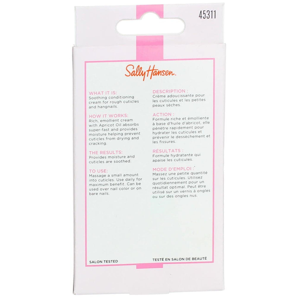 Sally Hansen Cuticle Massage Cream 3 Pack rough cuticles before-after shot illustrates improvement