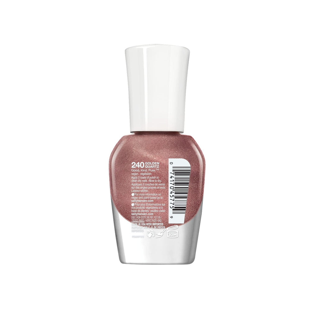 Sally Hansen Good.Kind.Pure 16-free list notes absence of harsh chemicals in everyday use