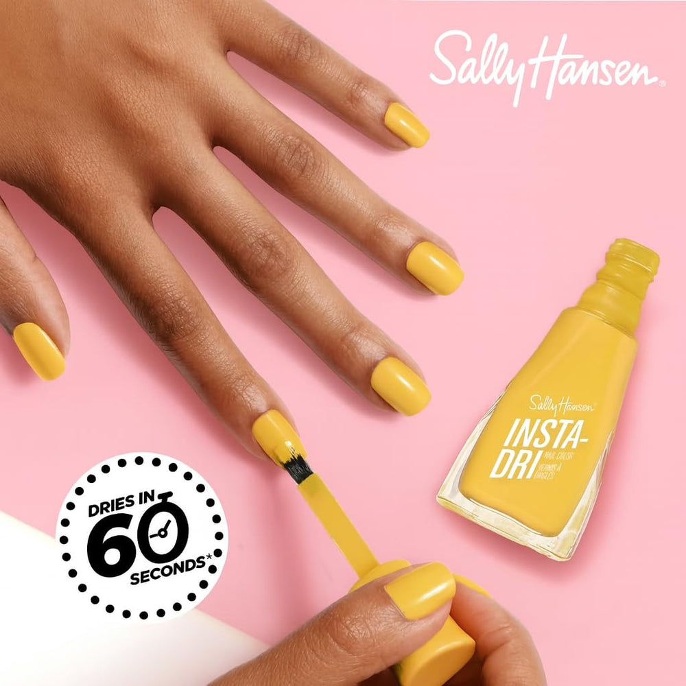 Sally Hansen Insta-Dri Escape the Ordinary shades lineup displayed.