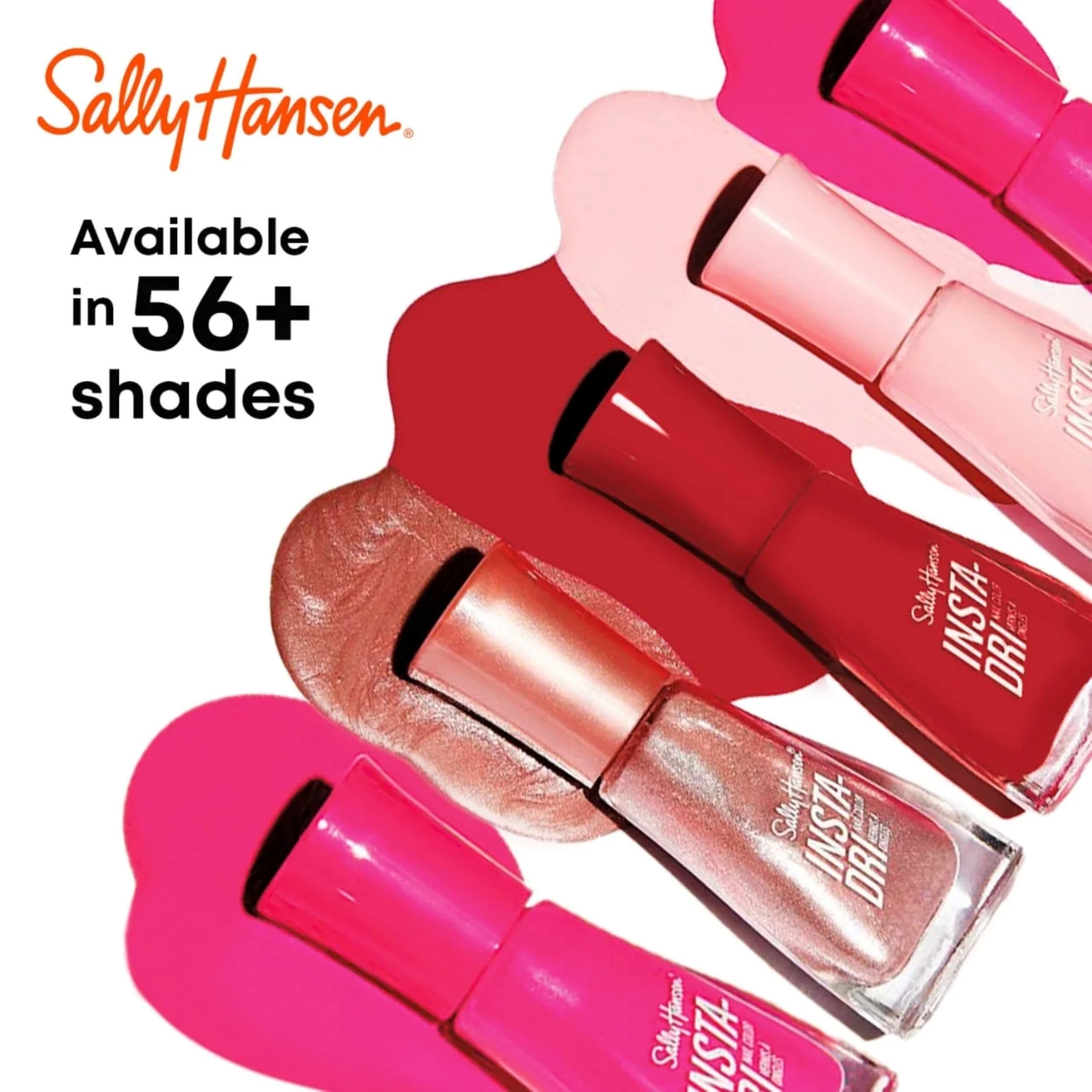 Sally Hansen Insta-Dri Galactic 60-second dry timer icon demonstrates quick-dry time.