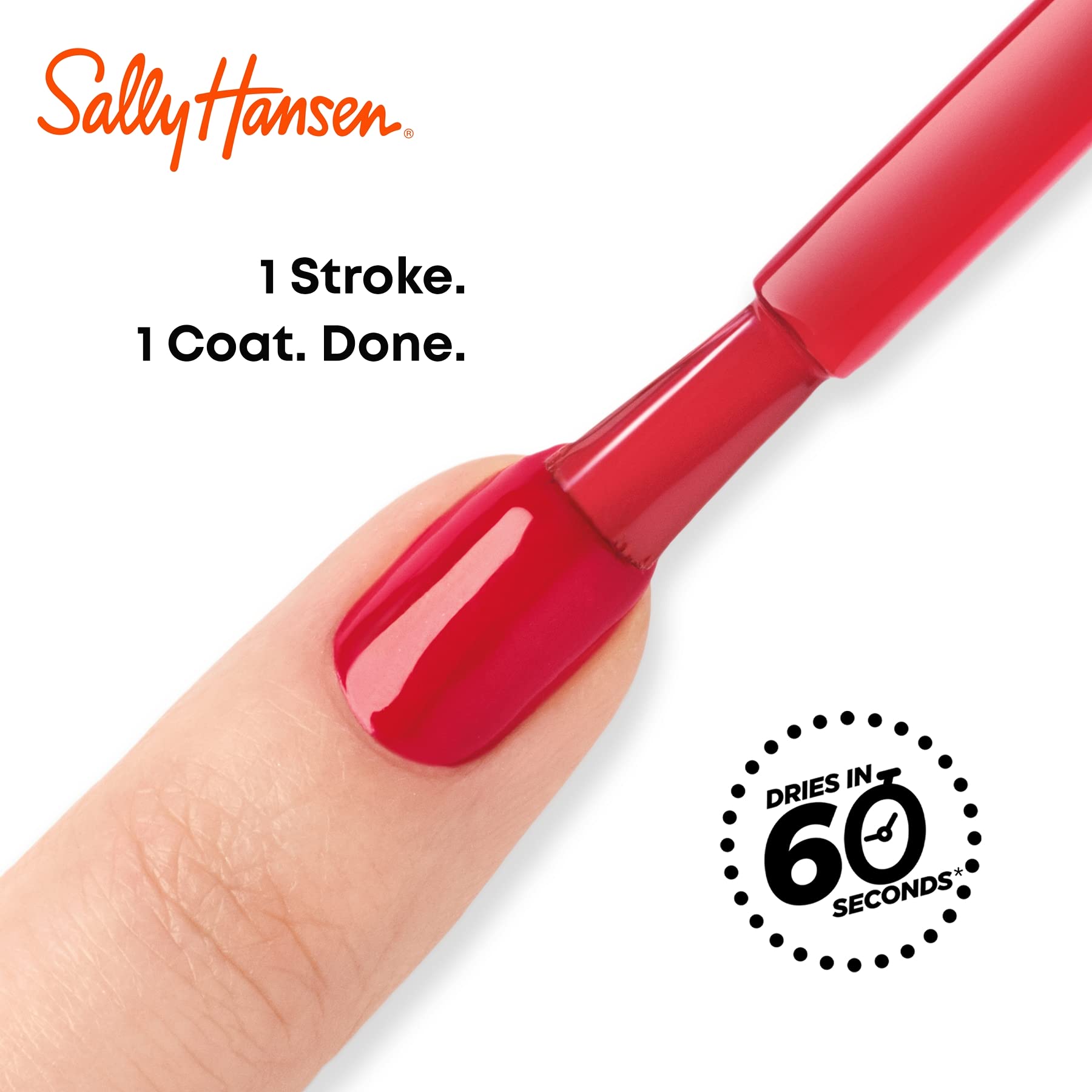 Sally Hansen Insta-Dri Grape Shifter cap-detail emphasizes color-matched caps for quick shade navigation.