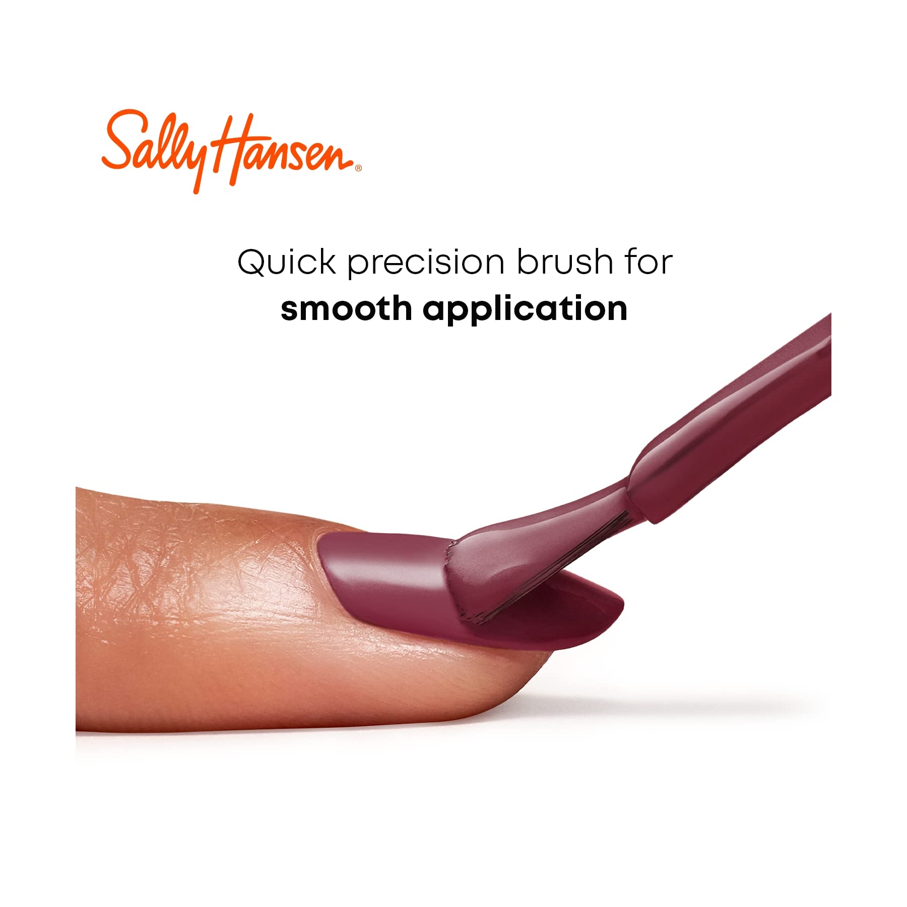 Sally Hansen Miracle Gel: aplicación en dos pasos para manicura rápida.