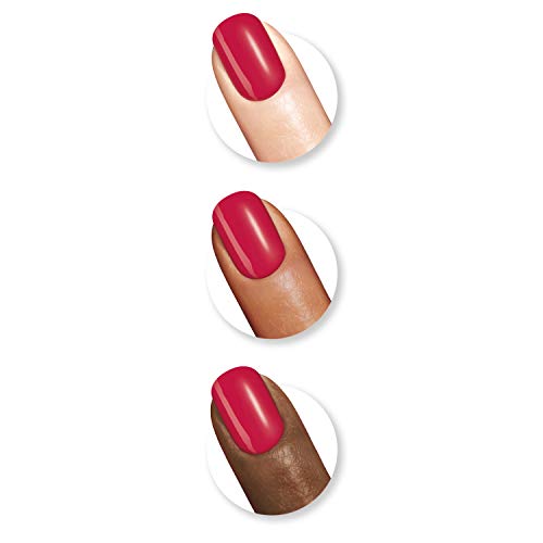 Sally Hansen Miracle Gel 329 Pink Tank color swatches reveal rich opacity