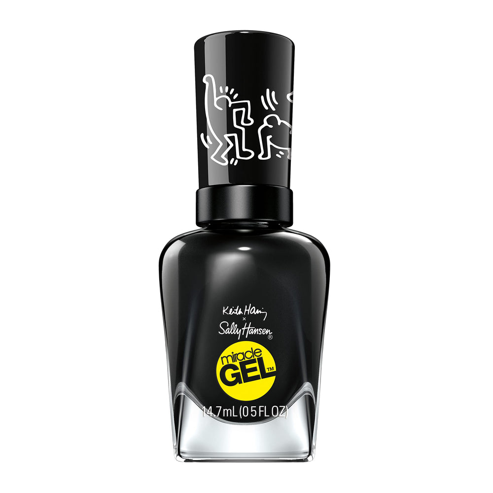 Sally Hansen Miracle Gel Sketched in Stone bottle shows bold, long-lasting color