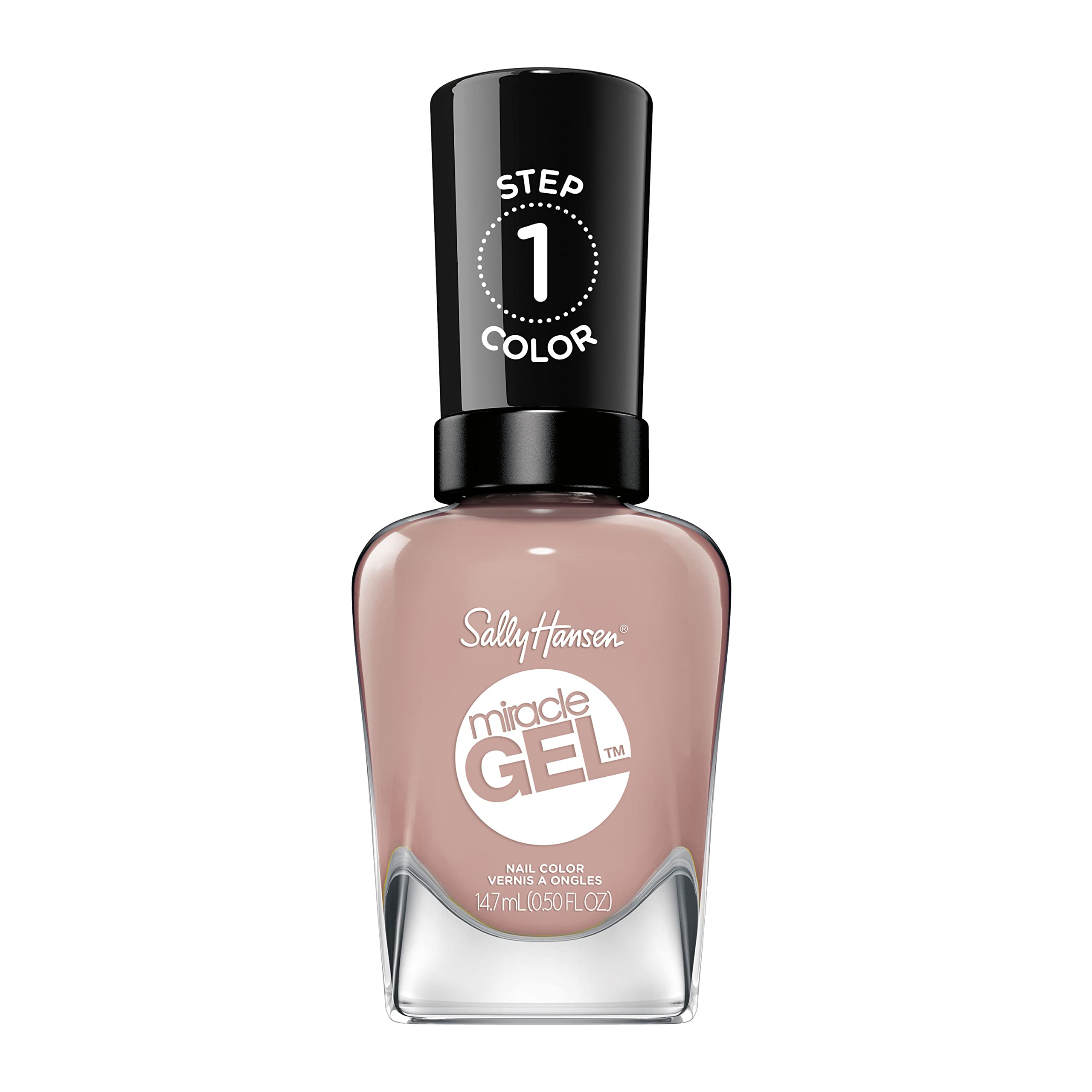 Sally Hansen Miracle Gel opaque Love at First Flight swatch with glossy gel-like finish.