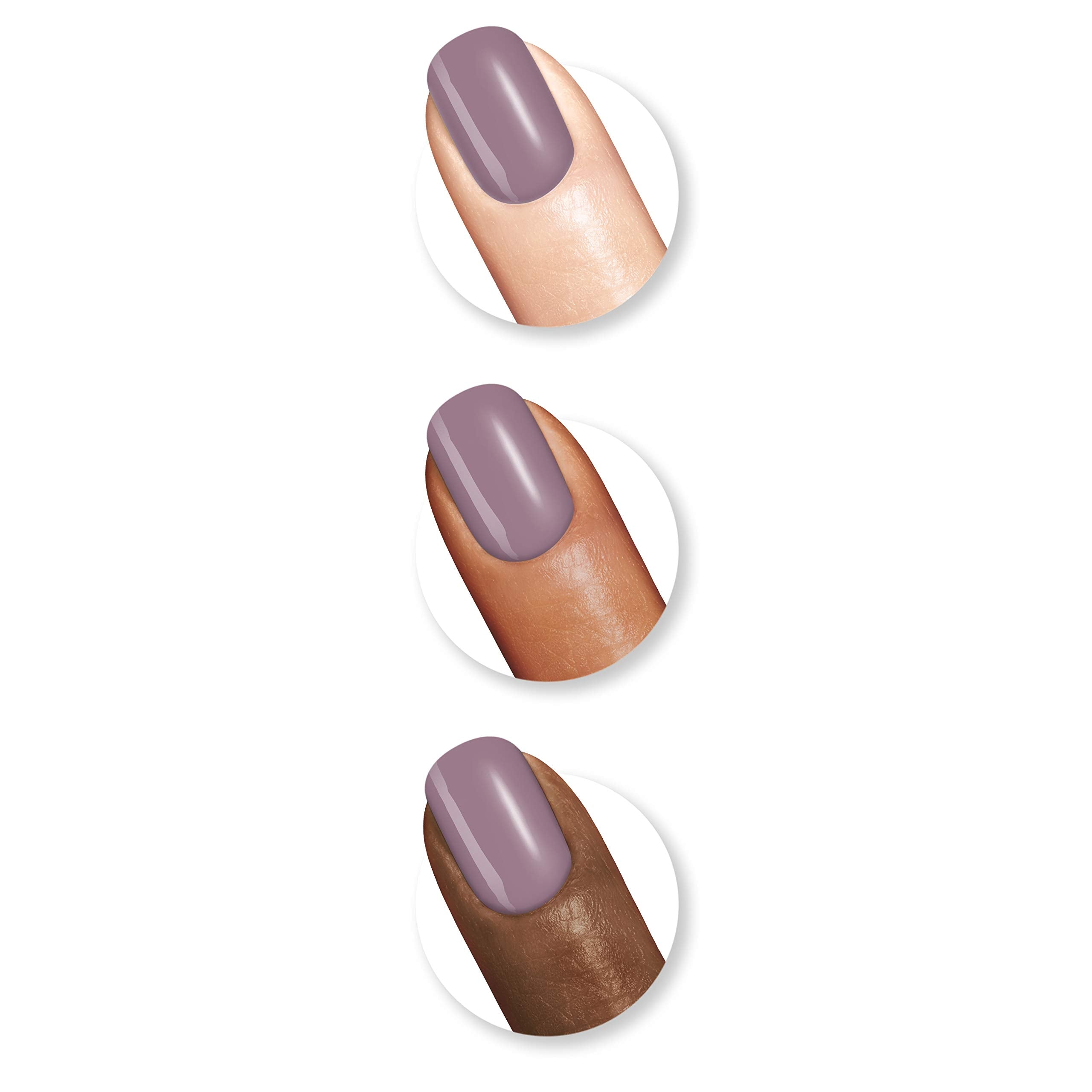 Sally Hansen Miracle Gel Street Flair mani on hand shows chip-resistant shine