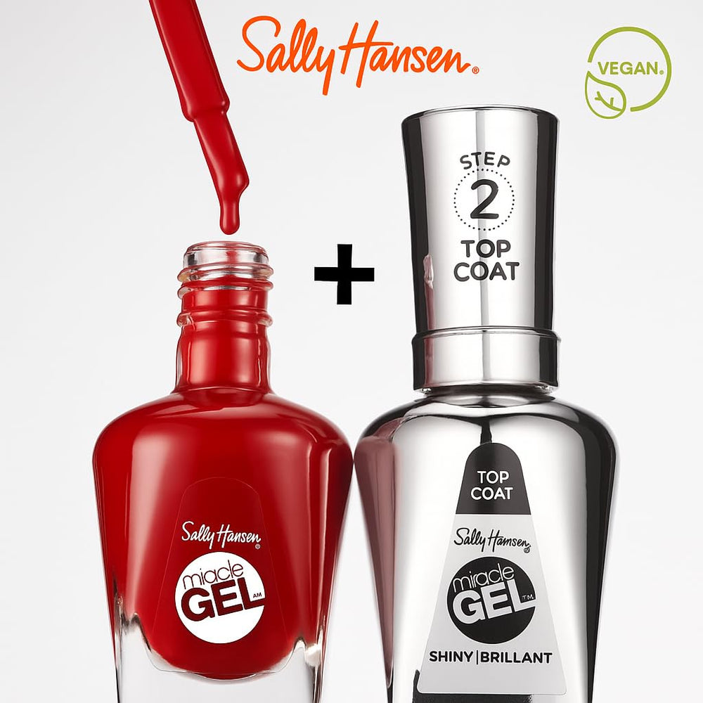 Sally Hansen Miracle Gel vegan formula supports clean manicure choices.