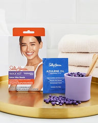 Sally Hansen Wax Beads Kit demonstrates no-waste waxing with measured beads.