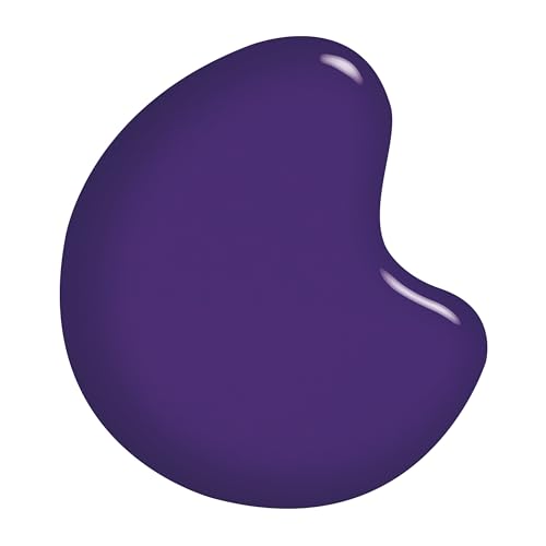 Sally Hansen Xtreme Wear Purple Craze brush stroke demonstrates smooth, streak-free application.