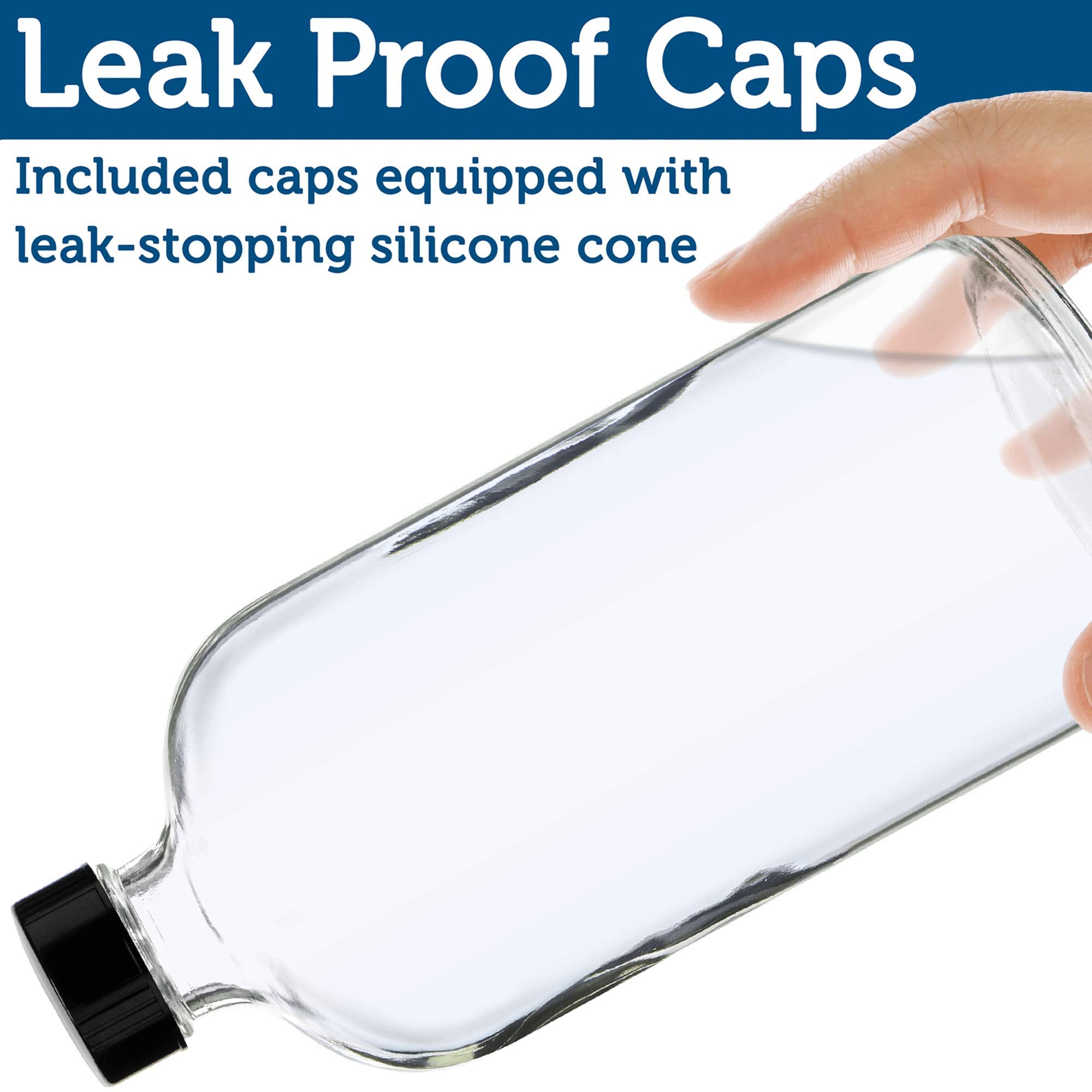 Sally's Organics bottle cap and closure close-up showing secure, reusable packaging