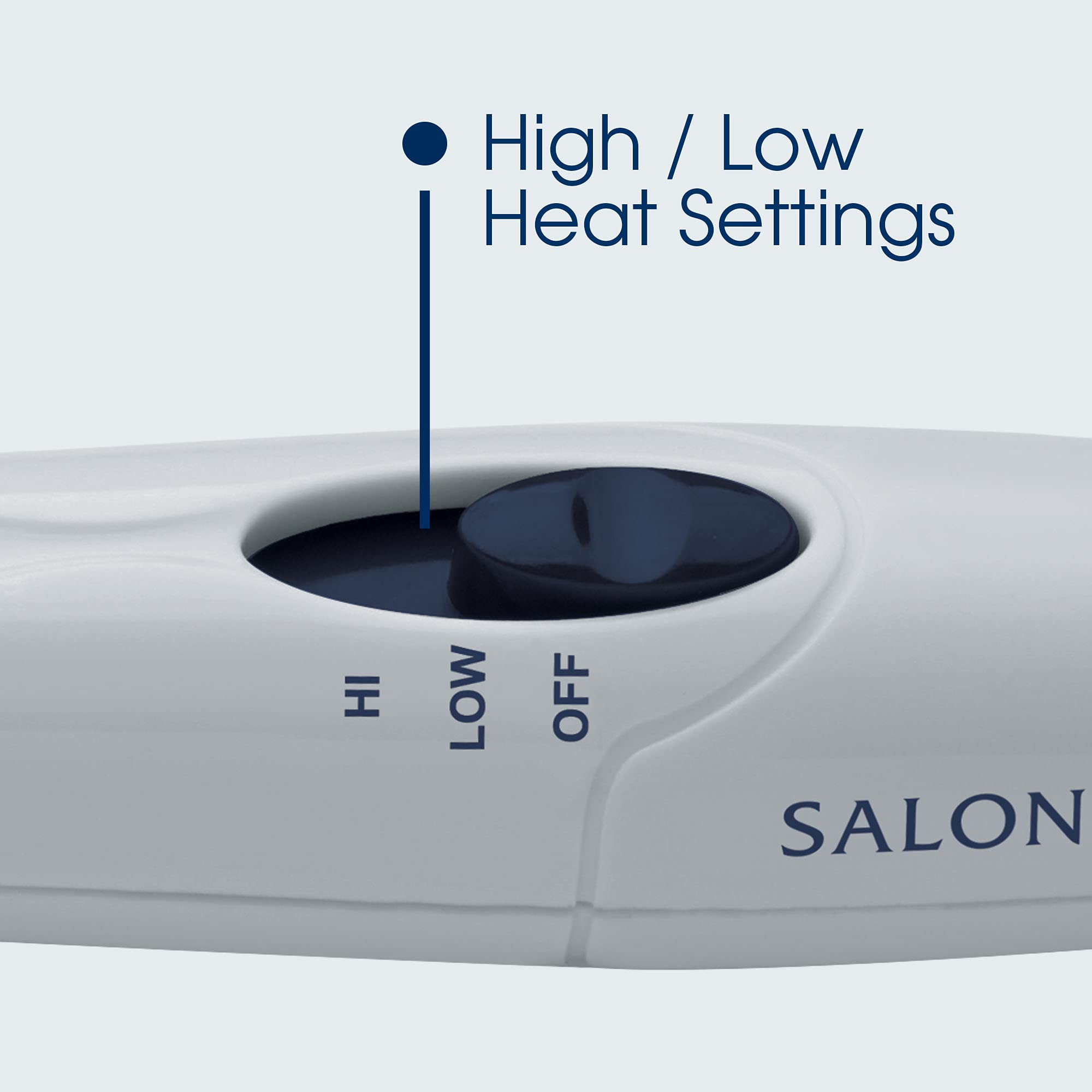 Salon Edition heat settings offer versatile styling up to 338 F